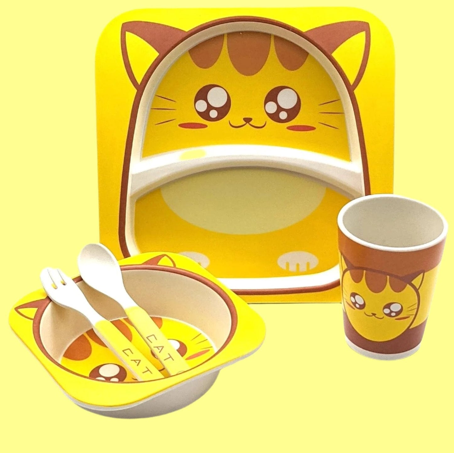 VAISSELLE BEBE - BambooKid™ - Chat