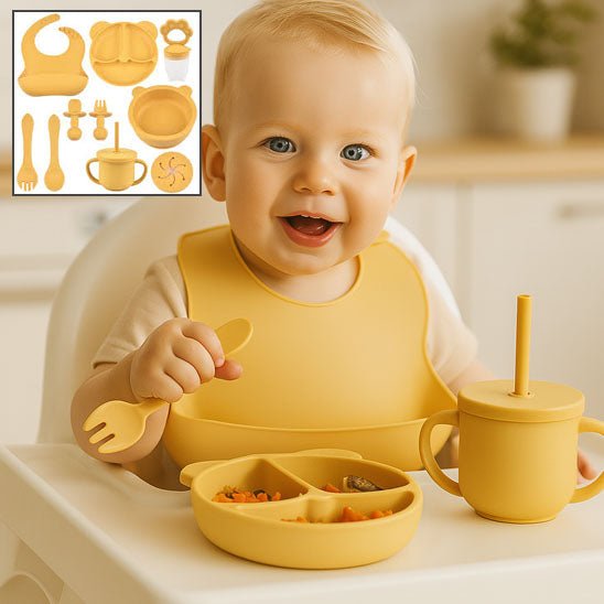 Kit Vaisselle bébé | Non-toxique colorée