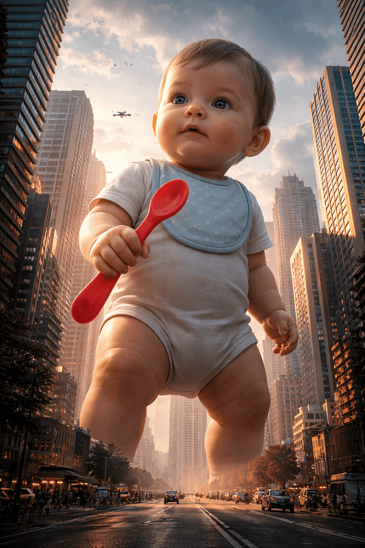 La cuillère en silicone : éviter la crise des premières purées-Partie 1