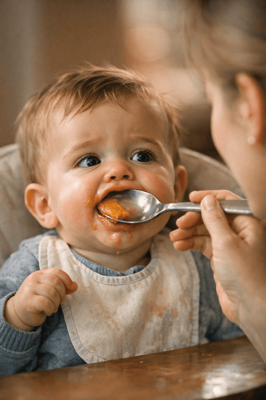 La cuillère en silicone : de 6 à 9 mois - Partie 2