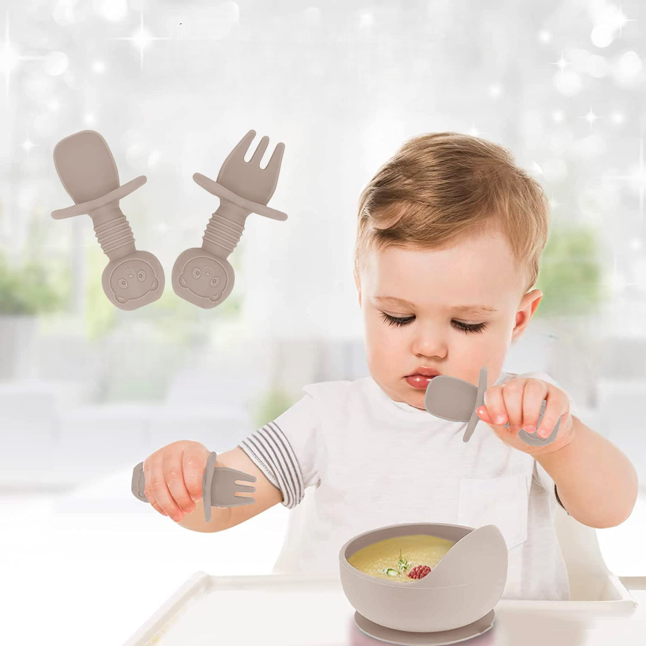 VAISSELLE BEBE - TablewareBabySet™ - Beige