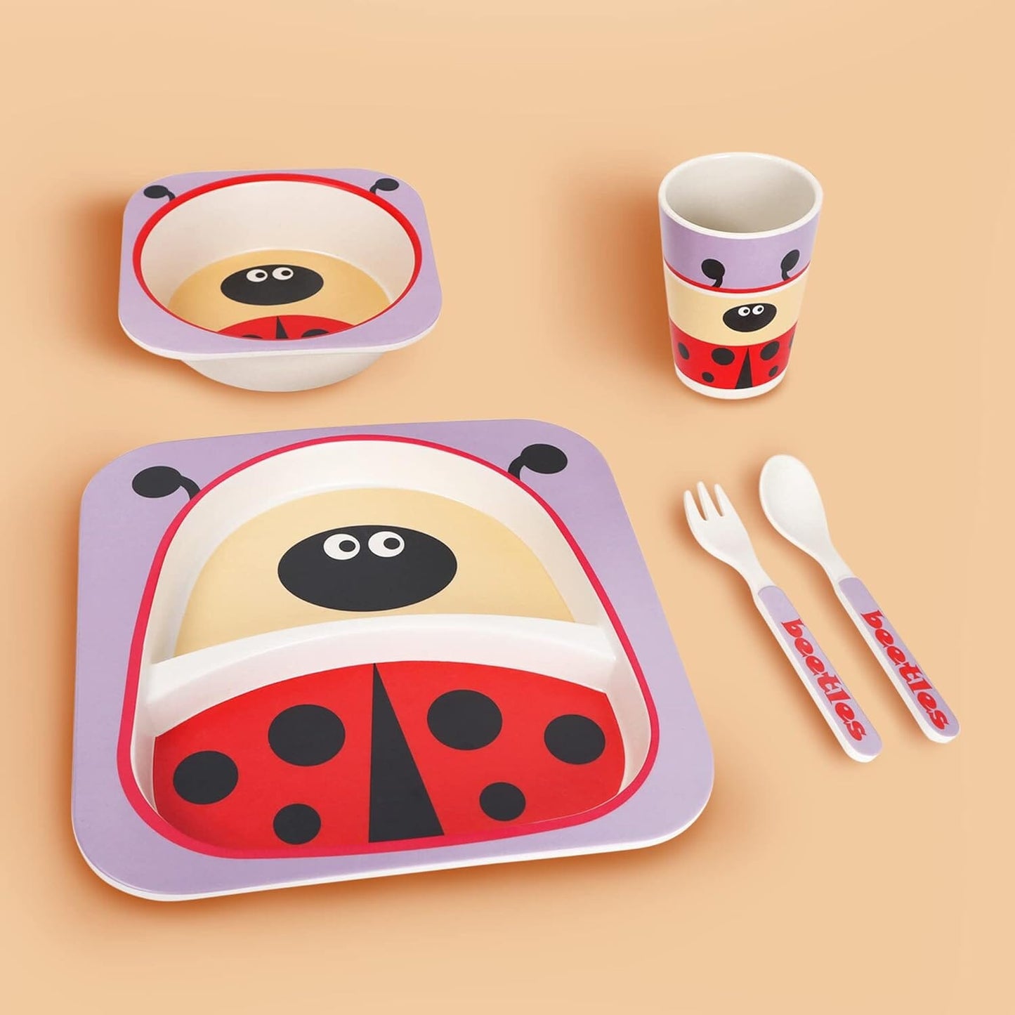 VAISSELLE BEBE - BambooKid™ - Coccinelle