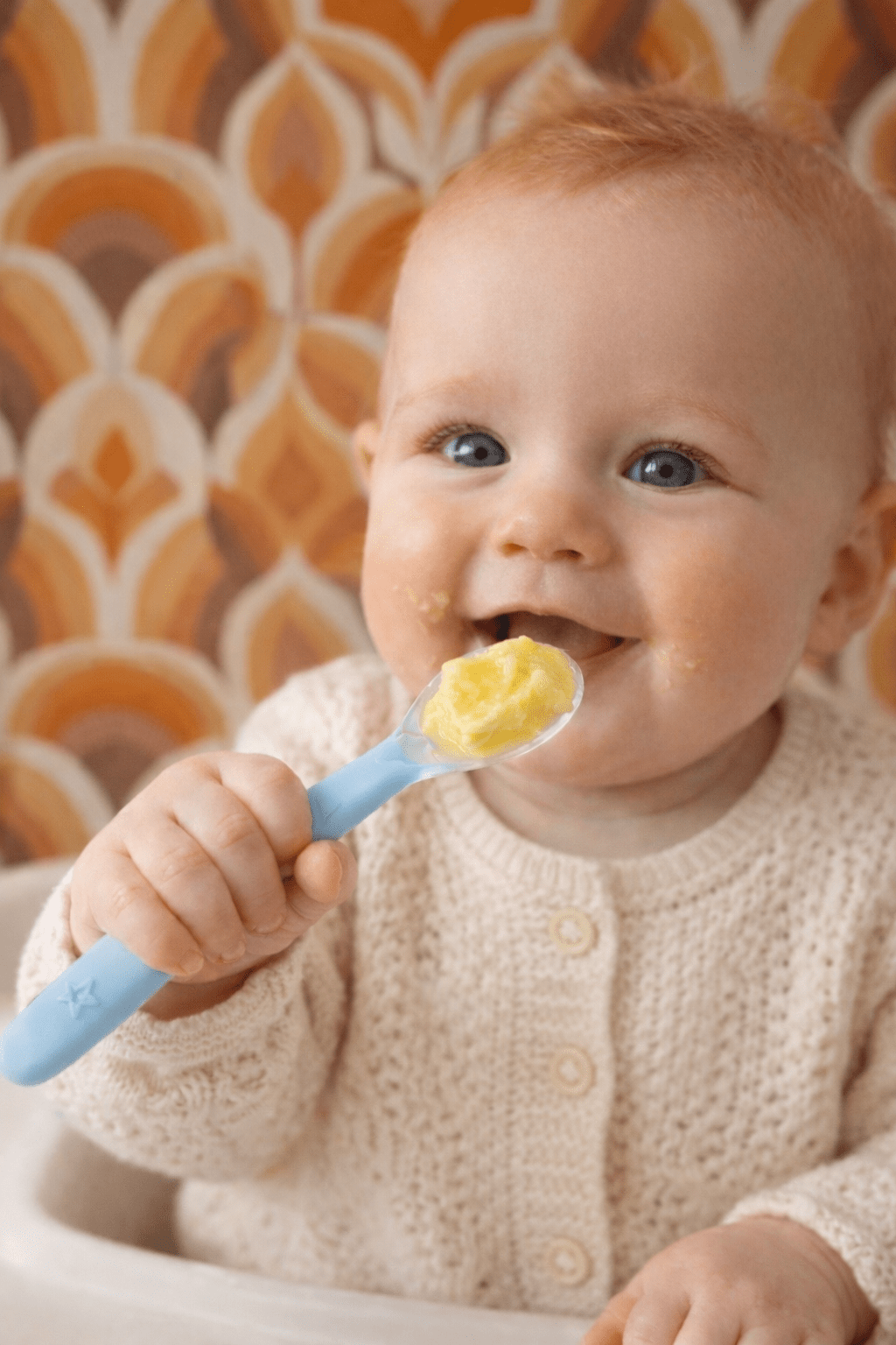 Cuillère bébé en silicone  dés 6 mois | Ergonomique
