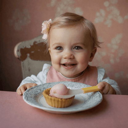 Cuillère bébé en silicone  dés 6 mois | Ergonomique