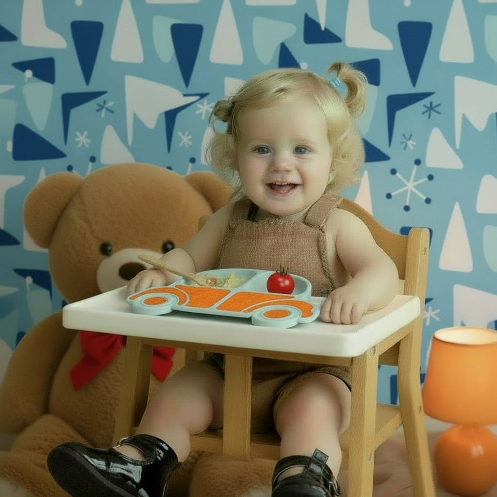 Assiette bébé ventouse Coccinelle  | SécuriBaby