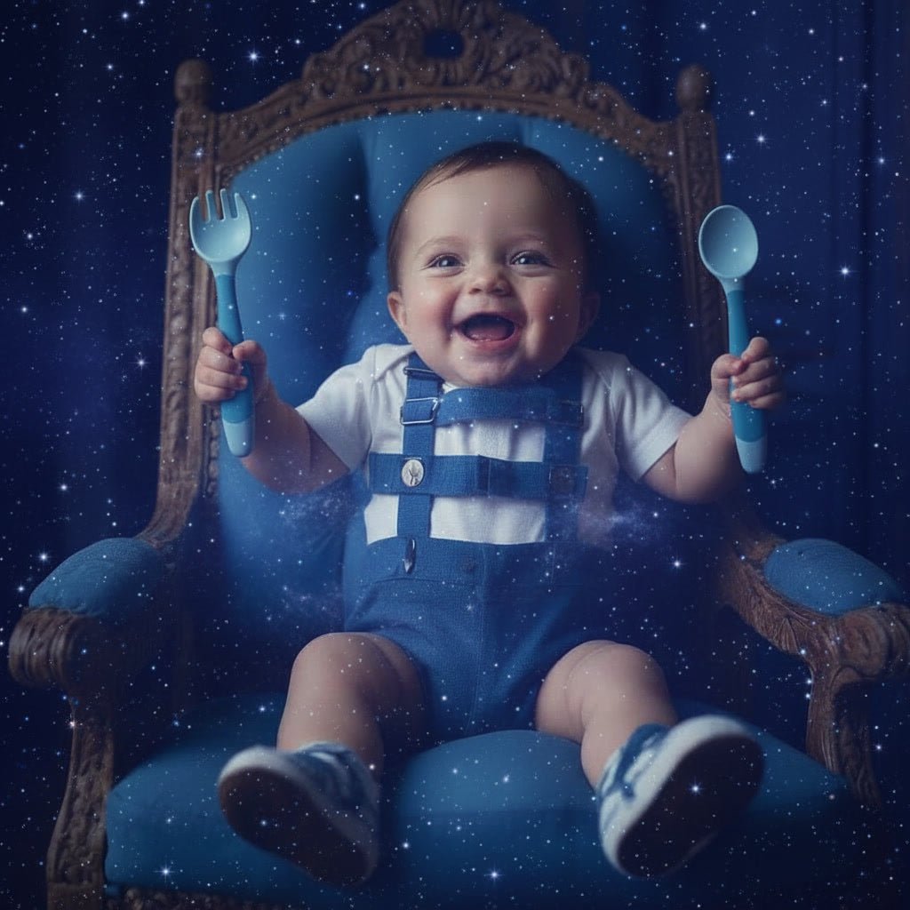 Couvert bébé flexible 6/24 mois| Silicone Sécurisé